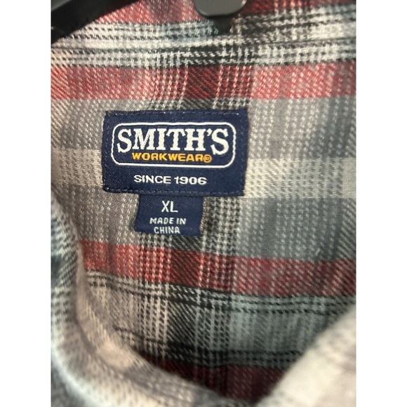 Men's Smith's workwear size extra large long sleeve shirts. 2 Lot Bundle - Picture 4 of 12